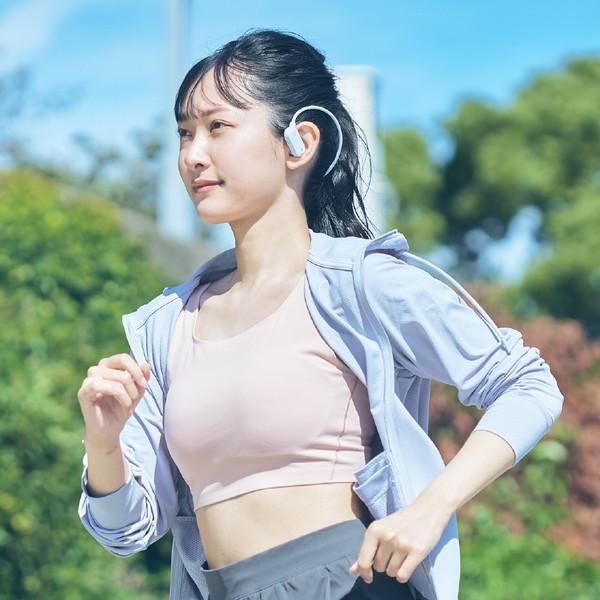 radius(ラディウス) 「ながら聴き」ワイヤレスイヤホン  ブルーグレー HP-H100BTBG ［Bluetooth対応］ 【864】 | radius | 04