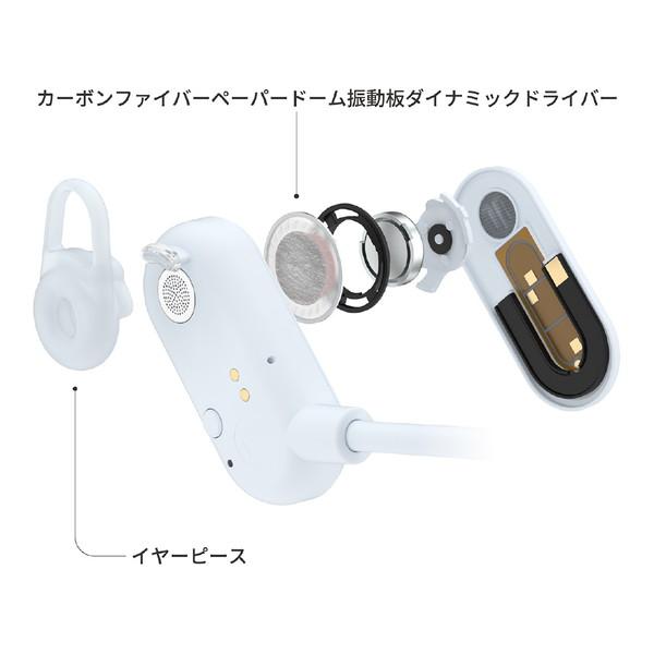 radius(ラディウス) 「ながら聴き」ワイヤレスイヤホン  ブルーグレー HP-H100BTBG ［Bluetooth対応］ 【864】 | radius | 07