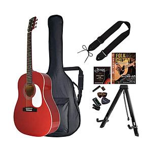 SEPIACRUE アコースティックギター エントリーセット ラウンドショルダータイプ  Wine Red JG10WR | 