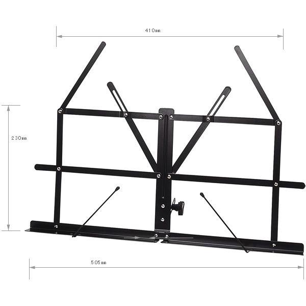 キョーリツ 卓上譜面台 KC(キョーリツ） BLACK MS140 |  | 01