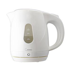 ドリテック 電気ケトル Prom「プロム」（1.0L）  ホワイト PO-160WT ［1.0L］ | ドリテック