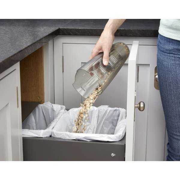 ブラック＆デッカー ハンディクリーナーリチウムダストバスター NVC115JLW [紙パックレス式 /コードレス] [振込不可] | ブラック＆デッカー | 05