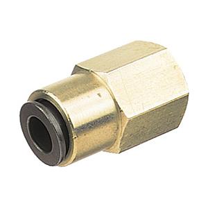 千代田通商 10-02F チヨダ フジフィメイルコネクター(金属) 10mm・R1/4 | 