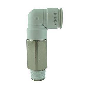 千代田通商 F10-02M2LW チヨダ ファイブロングメイルエルボ W(白)10mm・R1/4 | 