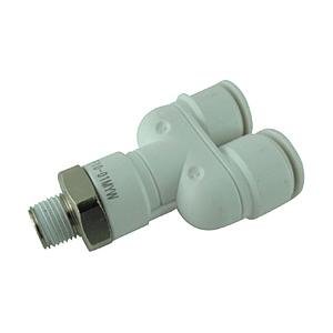 千代田通商 F10-01MYW チヨダ ファイブメイルブランチワイ W(白)10mm・R1/8 | 