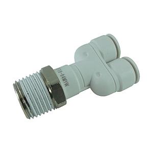 千代田通商 F10-04MYW チヨダ ファイブメイルブランチワイ W(白)10mm・R1/2 | 