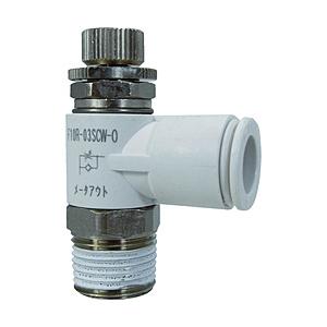 千代田通商 チヨダ　ファイブスピードコントローラα白メーターアウト１０ｍｍ・Ｒ３／８   F10R-03SCW-O | 