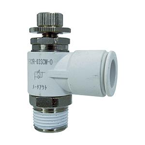 千代田通商 チヨダ　ファイブスピードコントローラα白メーターアウト１２ｍｍ・Ｒ３／８   F12R-03SCW-O | 