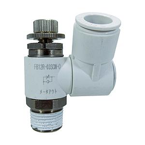 千代田通商 チヨダ　ファイブスピードコントローラβ白メーターアウト１２ｍｍ・Ｒ３／８   FB12R-03SCW-O | 