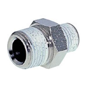 千代田通商 チヨダ　異径ニップルメッキ付　Ｒ１／４・Ｒ３／８ | 