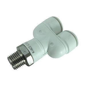 千代田通商 FS12-02MYW チヨダ ファイブSUSメイルブランチワイ 白 12mm・R1/4 | 