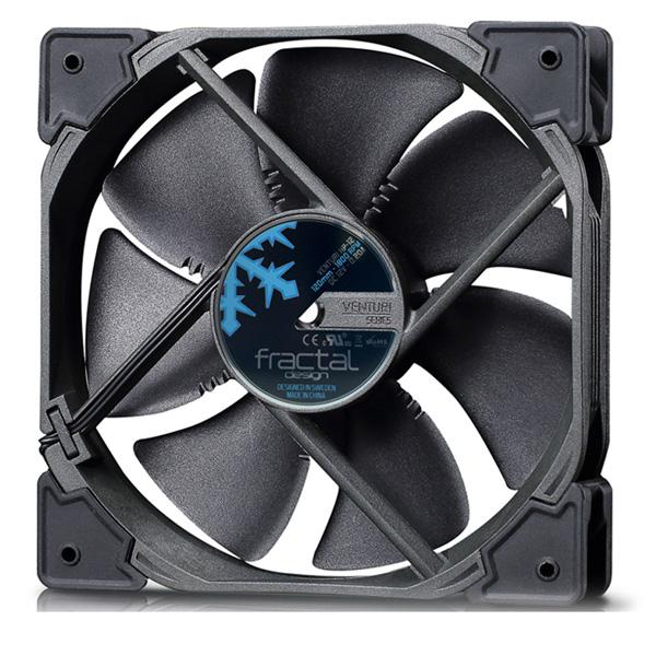 FRACTAL DESIGN(フラクタルデザイン) Fractal Design Venturi HP-12 PWM Black FD-FAN-VENT-HP12-PWM-BK (ケースファン/120mm/400〜1800rpm) | Fractal Design | 01