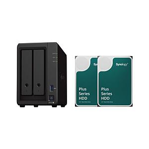 SYNOLOGY NAS [16TB搭載 /2ベイ] DiskStation DS723+ +HAT3310-8TB 2個  DS723+_HAT3310-8TB2 [振込不可] | 