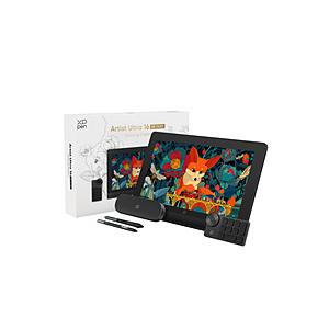 XPPEN AUT160UH_JP ペンタブレット 有線 Artist Ultra 16(有機EL)(Chrome/Android/Mac/Windows11対応) ブラック ［15.6型］ | 