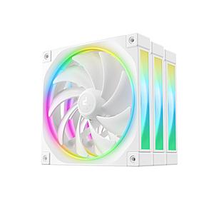 DEEPCOOL ケースファンｘ3 [140mm /1700RPM] FL14 WH 3IN1 ホワイト R-FL14-WHAPN3-G | 