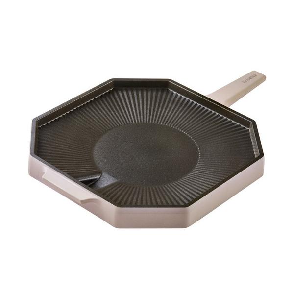 TTS Dr.HOWS グリルパン Pallete ディープベージュ [28cm/IH非対応]  ディープベージュ | 