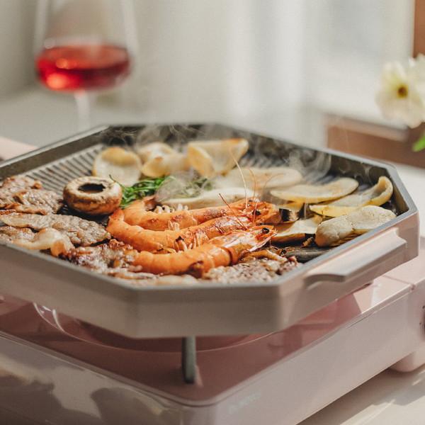 TTS Dr.HOWS グリルパン Pallete ピンク [28cm/IH非対応] |  | 05