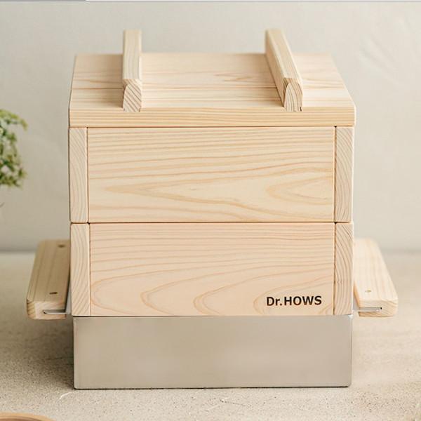 TTS Dr.HOWS ヒノキ蒸し器2段フルセット | 