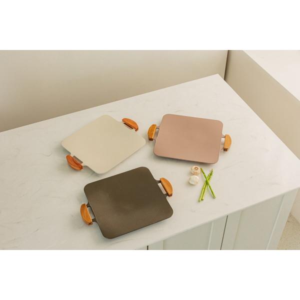 TTS Dr.HOWS グリルパン Solid ホワイト [幅約41cm×奥行約31cm/IH対応] Solid ホワイト  ［IH対応］ |  | 06