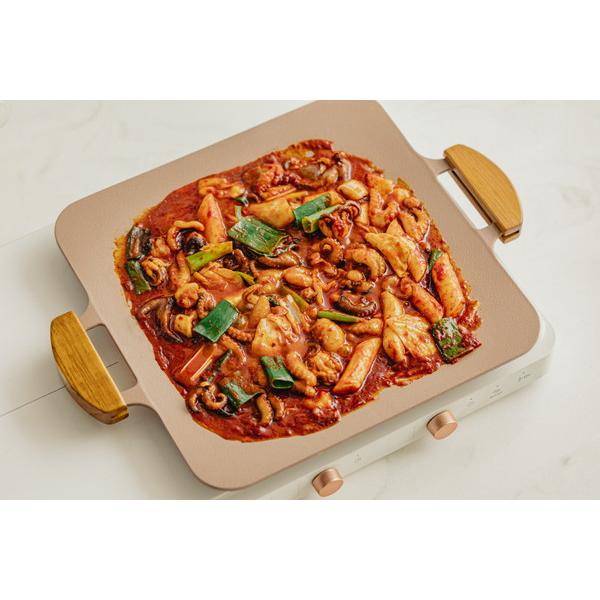 TTS Dr.HOWS グリルパン Solid ヌーディーピンク [幅約41cm×奥行約31cm]  ヌーディーピンク  ［IH対応］ |  | 04