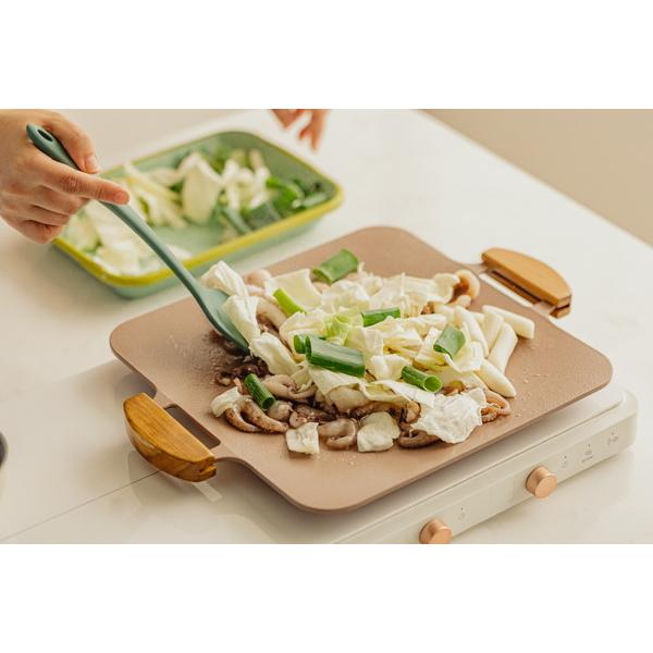 TTS Dr.HOWS グリルパン Solid ヌーディーピンク [幅約41cm×奥行約31cm]  ヌーディーピンク  ［IH対応］ |  | 05