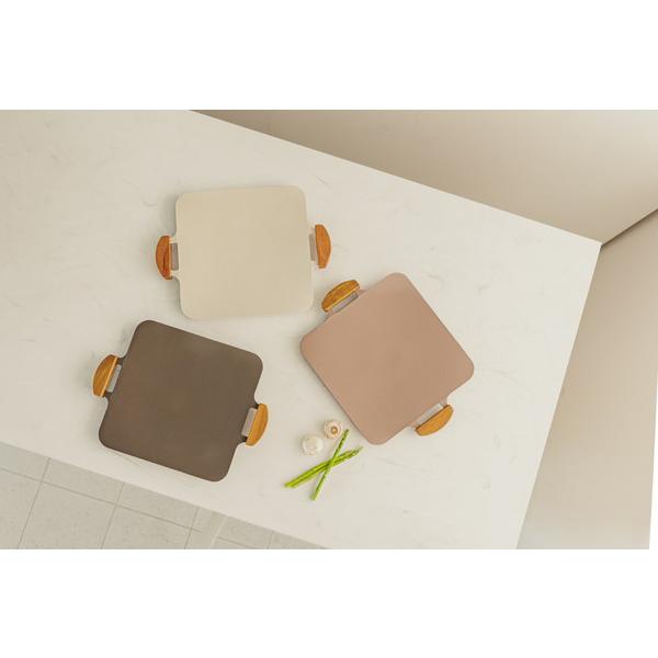 TTS Dr.HOWS グリルパン Solid ヌーディーピンク [幅約41cm×奥行約31cm]  ヌーディーピンク  ［IH対応］ |  | 06