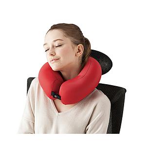 MOGU 【ビーズクッション】ネックピロー  レッド | 