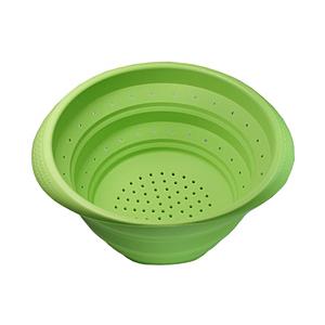 河西 シリコンおりたたみ水切りボウル グリーン ＜ABCA501＞ | 