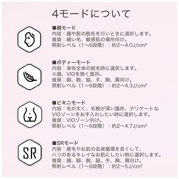 SKジャパン(エスケイジャパン) 冷感サファイア ハイパワーIPL 光脱毛器  ホワイト JR8 ［フラッシュ式（光脱毛）］ |  | 13