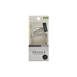 【スマホ用 充電器・ケーブル/スマホ用】 充電・通信ケーブル/microUSBケーブル（micro USB ⇔ USB-A）JCB-M10-06絵柄付き agreen  JCB-M10-06 | 
