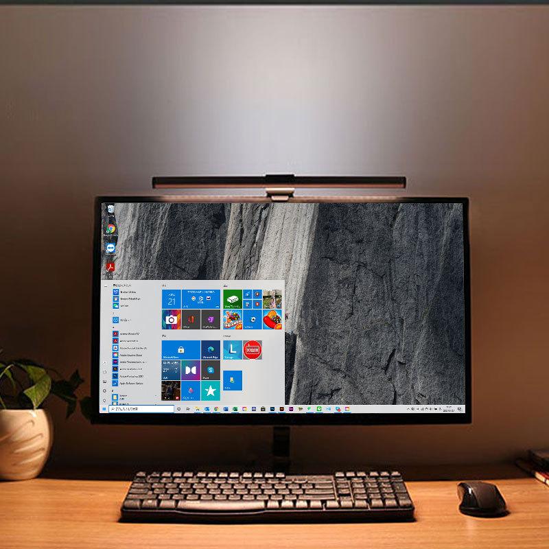 コンピューケースジャパン 〔LEDモニターライト〕USB-C接続 バックライト付 agreen ブラック JLE802N-BK |  | 04