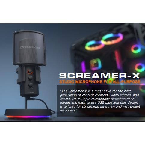 COUGAR CGR-U163RGB-500MK ゲーミングマイク SCREAMER-X [USB] |  | 09