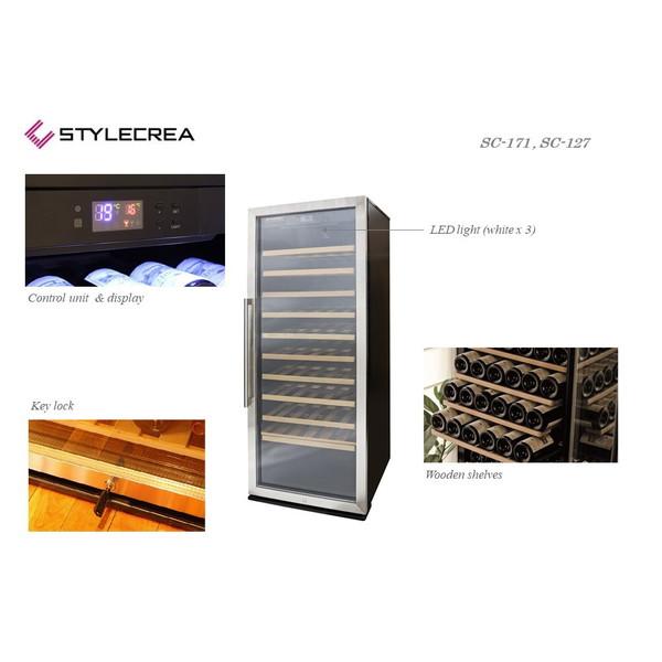 【基本設置料金セット】 スタイルクレア ワインセラー（127本）　SC-127 【お届け日時指定不可】 |  | 02