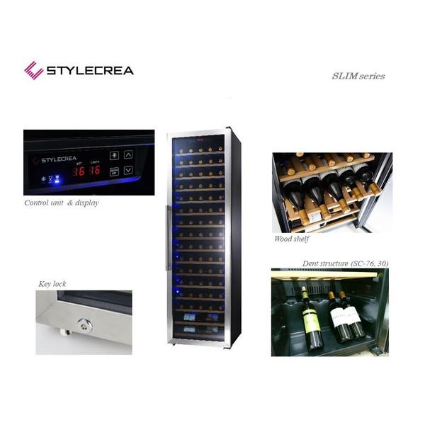 【基本設置料金セット】 スタイルクレア ワインセラー 「Sシリーズ」（76本）　SC-76 【お届け日時指定不可】 |  | 02