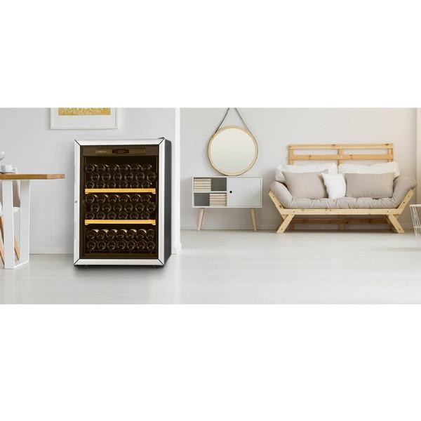 【基本設置料金セット】 アルテビノ ワインセラー アルテビノ OPシリーズ ノアール（黒） OVP02 ［98本 /右開き］ 【お届け日時指定不可】 |  | 01