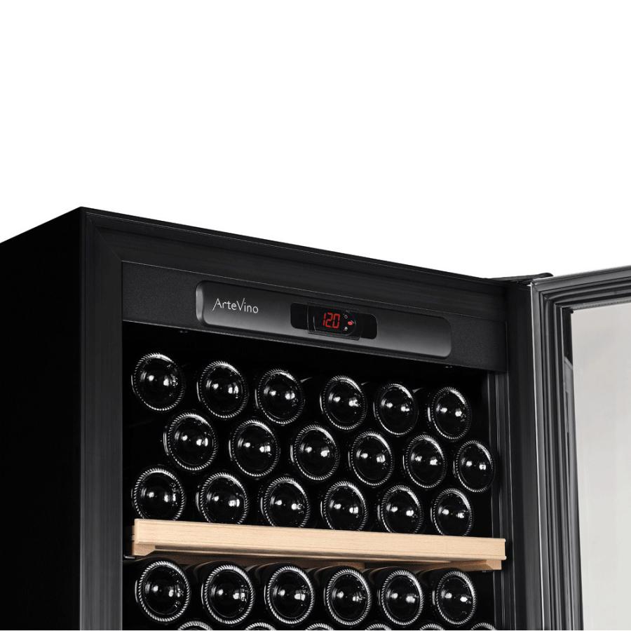 【基本設置料金セット】 アルテビノ ワインセラー アルテビノ OMシリーズ ノアール（黒） OVM03 ［182本 /右開き］ 【お届け日時指定不可】 |  | 05