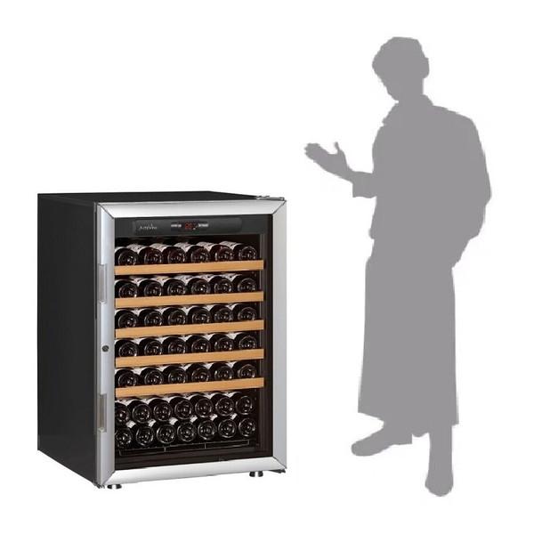 【基本設置料金セット】 アルテビノ ワインセラー アルテビノ OPシリーズ ノアール（黒） OVP05 ［74本 /右開き］ 【お届け日時指定不可】 |  | 03
