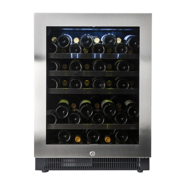 【基本設置料金セット】 ヴァンテック ワインクーラー アンダーカウンタータイプ 黒色 VS50 ［50本 /右開き］ 【お届け日時指定不可】 | 