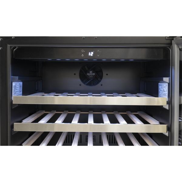 【基本設置料金セット】 ヴァンテック ワインクーラー アンダーカウンタータイプ 黒色 VS50 ［50本 /右開き］ 【お届け日時指定不可】 |  | 11