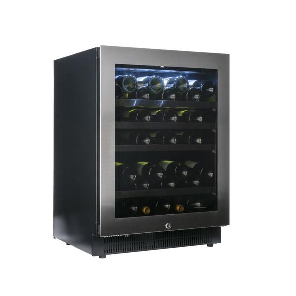 【基本設置料金セット】 ヴァンテック ワインクーラー アンダーカウンタータイプ 黒色 VS50 ［50本 /右開き］ 【お届け日時指定不可】 |  | 01