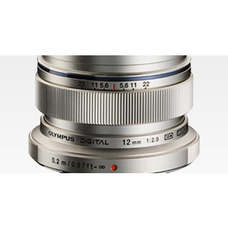 OLYMPUS(オリンパス) カメラレンズ ED 12mm F2.0 M.ZUIKO DIGITAL（ズイコーデジタル） シルバー [マイクロフォーサーズ /単焦点レンズ] [代引不可] | オリンパス | 01