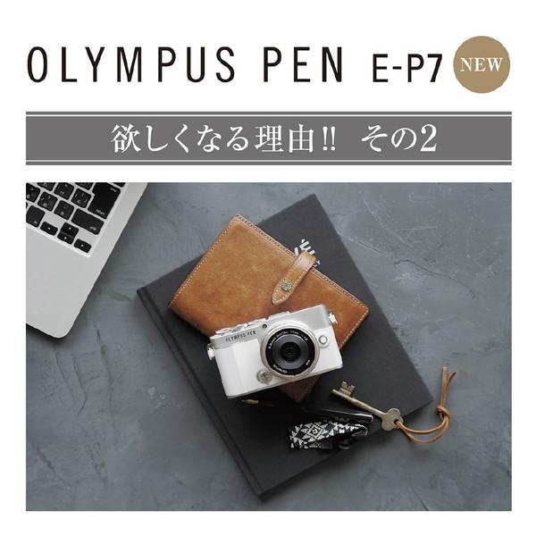 OLYMPUS(オリンパス) OLYMPUS PEN E-P7 14-42mm EZ レンズキット ミラーレス一眼カメラ  シルバー  ［ズームレンズ］ | オリンパス | 16