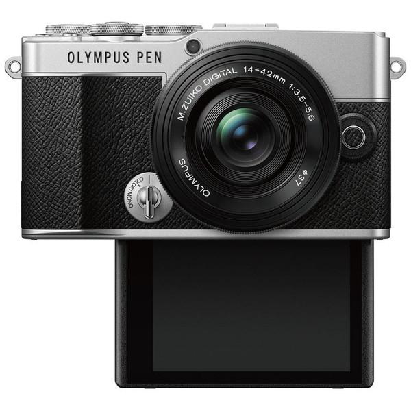 OLYMPUS(オリンパス) OLYMPUS PEN E-P7 14-42mm EZ レンズキット ミラーレス一眼カメラ  シルバー  ［ズームレンズ］ | オリンパス | 02