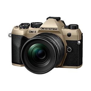 OMSYSTEM OM-5 Mark II 12-45mm F4.0 PRO レンズキット ミラーレス一眼カメラ  サンドベージュ  ［ズームレンズ］ | 