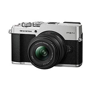 【2026/10/30発売予定】 OMSYSTEM PEN 14-42mm F3.5-5.6 III レンズキット ミラーレス一眼カメラ  シルバー  ［ズームレンズ］ 【発売日以降入荷次第のお届け】 | 