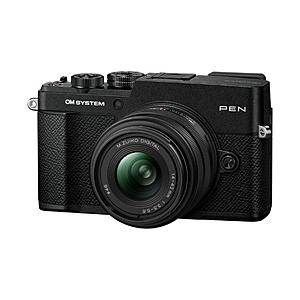【2026/10/30発売予定】 OMSYSTEM PEN 14-42mm F3.5-5.6 III レンズキット ミラーレス一眼カメラ  ブラック  ［ズームレンズ］ 【発売日以降入荷次第のお届け】 | 