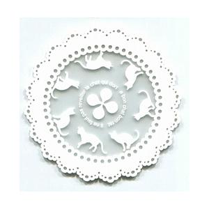 丸栄日産 アニマルコースター キャット  ホワイト JJ1100 【864】 | 