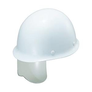 谷沢製作所 エアライト搭載シールド面付ヘルメット ホワイト 108J-SH-W1-J