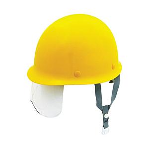 谷沢製作所 エアライト搭載シールド面付ヘルメット イエロー 108J-SH-Y2-J