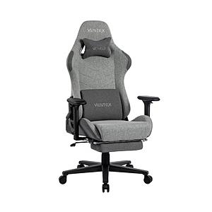 ルームワークス VES-S1FTGY ゲーミングチェア [W720ｘD720ｘH1205〜1275mm] VESTEX S1FTシリーズ(フットレスト付き) グレー | 